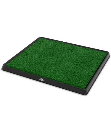 Petmaker Artificial Grass Puppy Pad with Tray - Medium Size 3-Layer System for Dog Training and Housebreaking - Buy Online on GoSupps.com