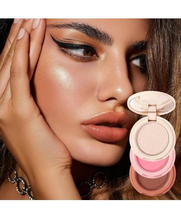  JPSDOWS Face Highlighter Powder | 3 in 1 Illuminating Blush for Cheeks Powder | Highlighter Powder for Men with Glow Effect Sweat Resistant Jpsdows - Buy Online on GoSupps.com