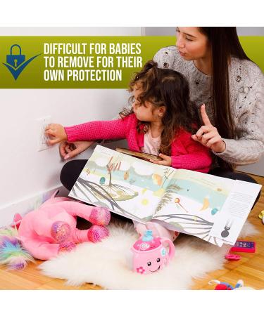 Clear Outlet Covers (50 Pack) - Childproof Your Outlets with Durable Transparent Plug Covers - 50 Count Value Pack - Buy Online on GoSupps.com