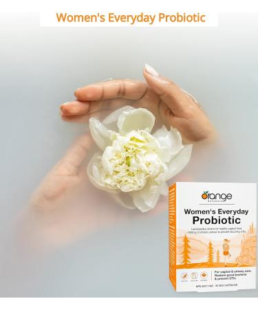 Orange Naturals - Women's Everyday Probiotic 30 Caps - Probiotic Supplement with Lactobacillus Acidophilus and Rhamnosus for Gut PH and Vaginal Balance - Probiotics for Women 30 count (Pack of 1) - Buy Online on GoSupps.com
