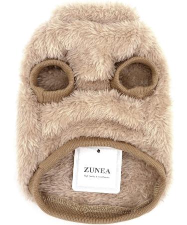 Shop Zweita Fleece Winter Jacket for Small Dogs - Warm Coat & Sweater for Chihuahuas & Cats - Soft Cozy Fuzzy Pet Clothing with D-Ring for Cold Weather - Buy Online on GoSupps.com