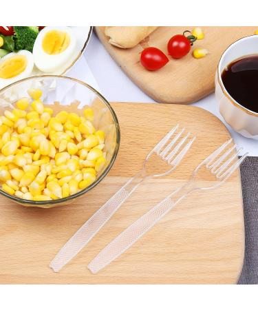 Plastic Forks Ideal for Party Sturdy and Durable BBQ Picnic Home Office and Restaurant Use 100 Pack  - Buy Online on GoSupps.com
