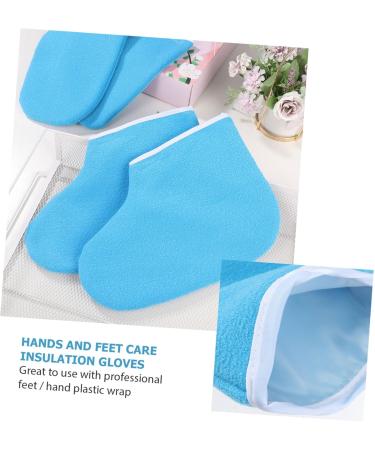 minkissy 2 Sets Paraffin Wax Work Gloves wax work Cotton Mittens parrafin wax mitts and booties paraffin glove wax socks nursing accessories paraffin accessories foot heater - Buy Online on GoSupps.com