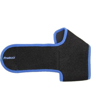 Protexx Ankle Sport Support Brace - Black | Premium Comfort & Stability for Athletes | International Shipping Available - Buy Online on GoSupps.com