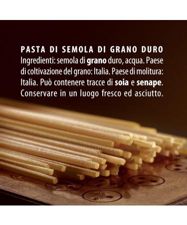  Barilla Barilla Bronze-Die Pasta Square Spaghetti 100% Italian wheat bronze-extruded pasta with a raw finish intense roughness thick and robust shape excellent sauce and cooking performance 400g - Buy Online on GoSupps.com