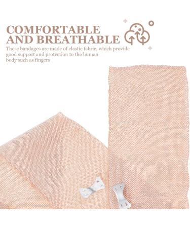 4 Rolls Plain Spandex Stretchy Athletic Tape - Knee & Calf Wraps Care Stickers for Sports & Fitness - Buy Online on GoSupps.com