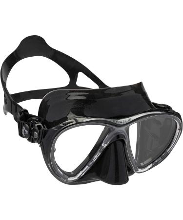 Cressi Scuba Diving Masks with Inclined Tear Drop Lenses for More Downward Visibility , Air and Eyes Evolution: Made in Italy Black/Black Big Eyes Evolution - Buy Online on GoSupps.com