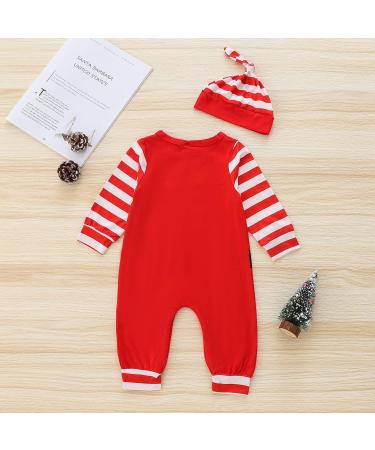 Baby Christmas Romper | Santa Claus Jumpsuit for Newborn Boy Girl 0-6 Months - Buy Online on GoSupps.com