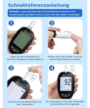FORA Duo 2 in 1 Bluetooth Blood Sugar & Ketone Monitor with 50 Test Strips - Accurate & Convenient - Buy Online on GoSupps.com