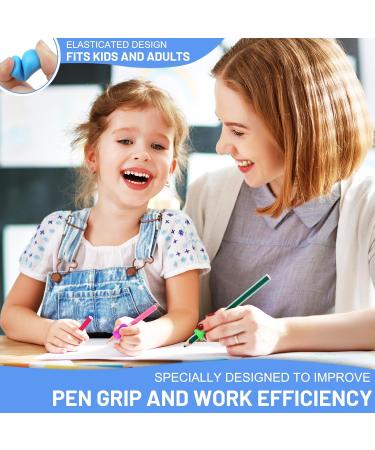 Buy Propog 10-Piece Ergonomic Writing Aid for Kids | Silicone Pencil Holders for Left & Right-Handed Children - Buy Online on GoSupps.com