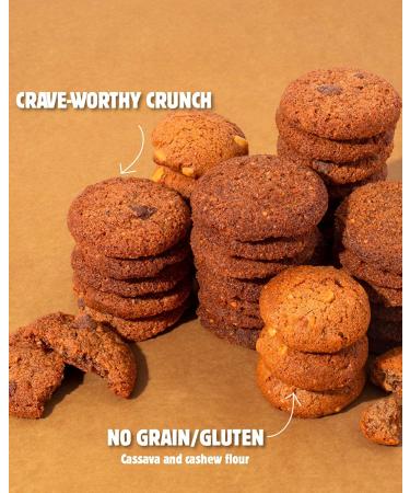 Keto Cookies - Gluten Free & Dairy Free Snacks for Kids | Non GMO Certified | Paleo Friendly (4 Pack) - Buy Online on GoSupps.com
