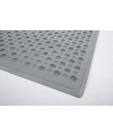 Petlinks Purr-FECT Paws Rubber Litter Mat for Cats & Kittens - Easy to Clean - Medium Gray - Buy Online on GoSupps.com