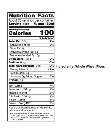 Gold Medal All Natural Whole Wheat Flour for Baking - 5lb Premium Quality - Buy Online on GoSupps.com