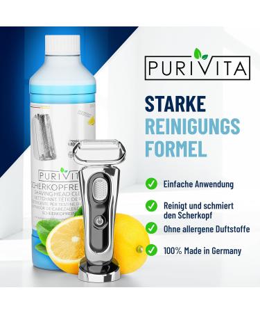 Purivita Schakeropfreiniger Refilling Liquid - Compatible with Brown Clean & Renew Cleaning Cartridges - Series 9 - 500ml - International Shipping Available - Buy Online on GoSupps.com