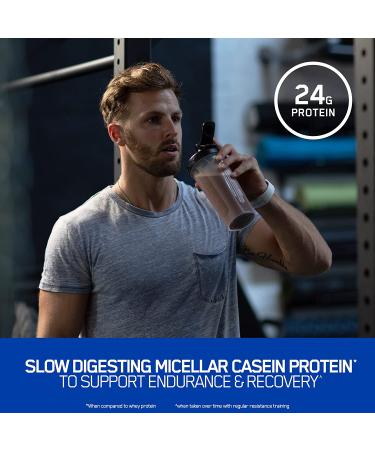 Optimum Nutrition Casein Powder Cookies and Cream 2lb - Pack of 1 | Cookies and Cr me - Buy Online on GoSupps.com