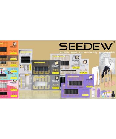 SEEDEW YY Lash Extensions Triple Y 0.07mm C Curl MIX8-15mm 12 Rows/Tray Y Shape 3 Split Tips Korean PBT Eyelashes Grafting for Beginner Artist Lash Tech Beauty Salon(Matte Black-0.07-C-MIX8-15mm) YYY 0.07C 8-15mm Black - Buy Online on GoSupps.com