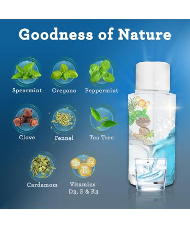 GuruNanda Black Seed Oil Cold-Pressed Nigella Sativa - Rich in Vitamin D3 5000 Units K2 & E & Dual Barrel Oxyburst Whitening Mouthwash - Contains Hydrogen Peroxide - Buy Online on GoSupps.com