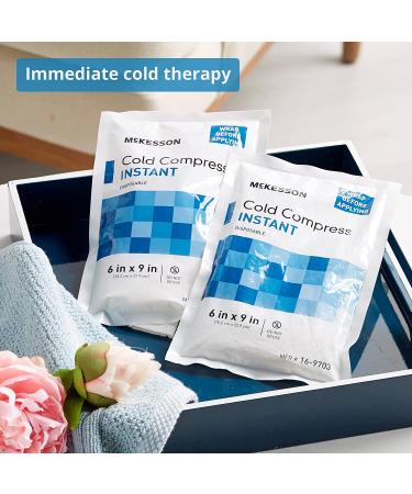 McKesson Disposable Cold Compress Instant Cold Pack 6x9 - 1 Count, 24 Packs - Buy Online on GoSupps.com