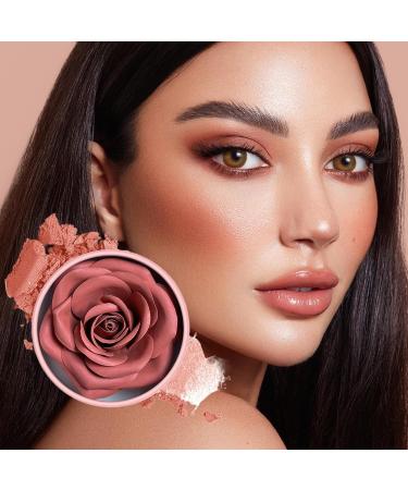 Rose Blush Natural Blush 3D Rose Petal Rouge Buildable NonGreasy for Women Face and Parties and Gatherings 4 - Buy Online on GoSupps.com