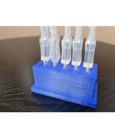 Eye Drop Vials Holder for Single-Use Disposable Drops - 5 Vial Storage - Znet3D Blue - International Shipping - Buy Online on GoSupps.com