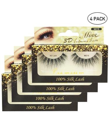 4 Pairs Miss Lash Handmade Tapered 3D Volume Lash Set - M218 - Buy Online on GoSupps.com