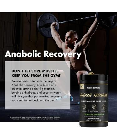 Anabolic Recovery Essential Amino Acids - Post Workout Hydration for Muscle Building - Tropical Tornado - Buy Online on GoSupps.com
