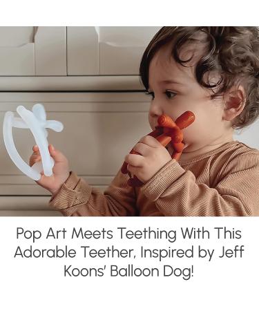 Smooch Rocking Teething Toy for Babies 0-6 Months | Silicone Baby Teether for Teething Relief - Mint - Buy Online on GoSupps.com