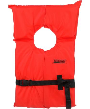 Seachoice Type II USCG Approved Adult Life Vest - Multiple Sizes & Colors - Orange - Buy Online on GoSupps.com