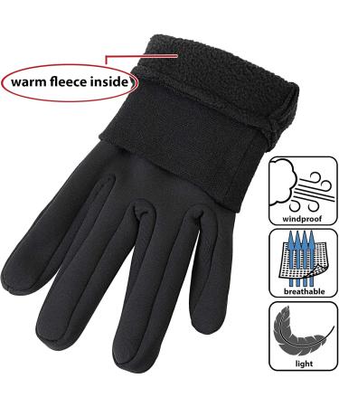 Alpidex Winter Gloves for Men & Women - Slipproof Windproof Touch Function for Biking & Running - Buy Online on GoSupps.com