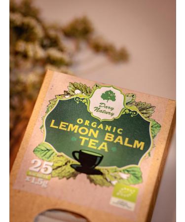  Dary Natury MELISA TEA (MELISA FOILLE) ORGANIC (25 x 1.5 g) - DARY NATURY - Buy Online on GoSupps.com