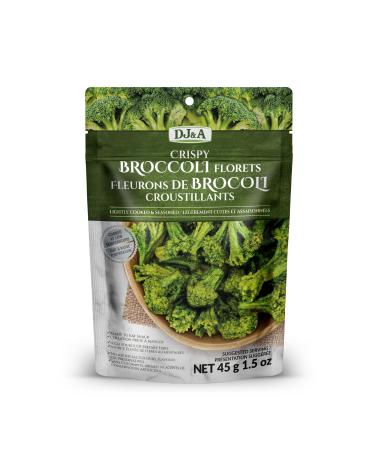 DJ&A All Natural Non-GMO Broccoli Florets Snack 45g