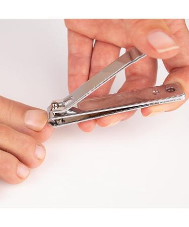 Premium REMOS 8cm Finger & Toenail Clippers - Durable Straight Blade Made of Hardened Steel for Precision Grooming | International Shipping Available - Buy Online on GoSupps.com