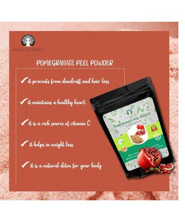 Pomegranate Peel Powder 50g | Antioxidant Skin Benefits | Gluten-Free & Non-GMO | Natural Punica Granatum for Youthful Skin Care - Buy Online on GoSupps.com