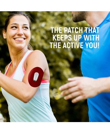 Dexcom G6 Adhesive Patch (Red) - Water Resistant & Strong Adhesive Patches - Buy Online on GoSupps.com