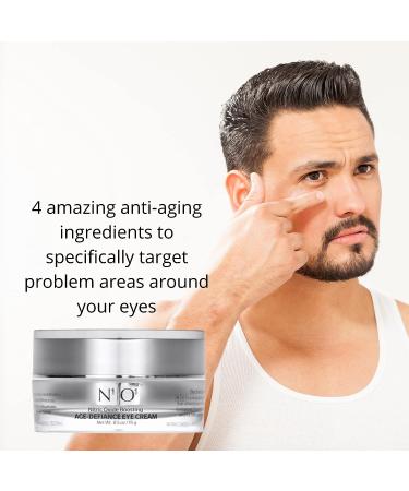 N1O1 Nitric Oxide Anti Aging Eye Cream with Hyaluronic Acid, Peptides & Ceramides - 15g | Reduces Wrinkles, Dark Circles & Crow's Feet - Buy Online on GoSupps.com