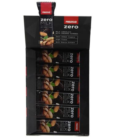 Prozis 24 x Zero Milk Chocolate with Almonds 27 g