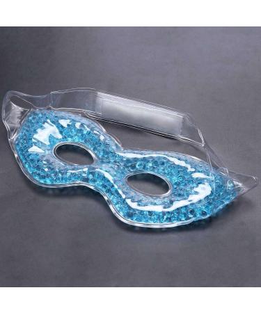 Bstepompre 2X Hot Cold Sleeping Eye Mask Ice Cool Blue Compress Gel Eyeshade Fatigue Relief Eye Care - Buy Online on GoSupps.com