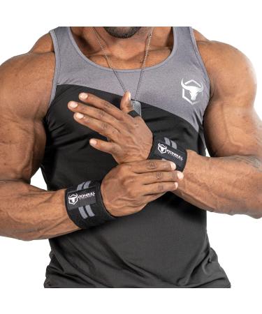 Wrist Wraps for Weightlifting - 18 Premium Quality Support Straps (USPA, IPL, USAW & IWF Approved) - Ideal for Bench Press, Overhead Press, Dips & Curls - Best Wristbands for Olympic Lifting & Cross-Training - Buy Online on GoSupps.com