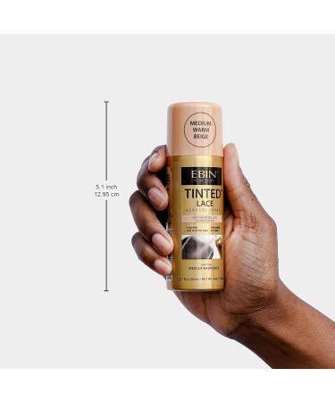 Tinted Lace Aerosol Spray 3pack Medium Dark Brown 2.7 Oz/ 80 mL | Quick Dry No Residue Even Application Matching Skin Tone for Natural Look 2.7 Fl Oz (Pack of 3) Medium Dark Brown - Buy Online on GoSupps.com