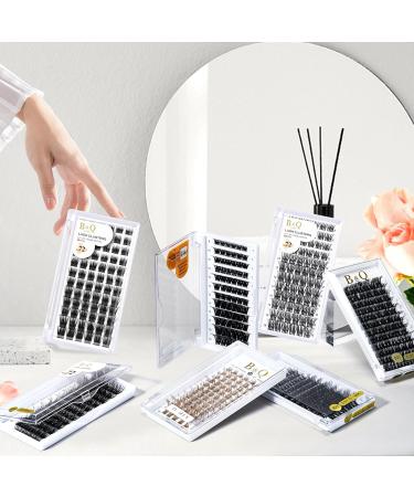 D-10mm B21 Cluster Lashes - 72 Clusters D Curl Natural Eyelash Extensions for DIY Soft Fluffy Look - Buy Online on GoSupps.com