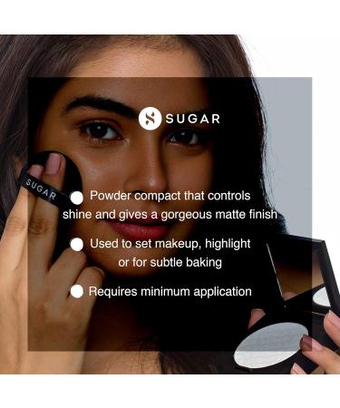 SUGAR Cosmetics Powder Play Translucent Compact - Long-Lasting Oil-Controlling Makeup for All Skin Types - Shop Internationally - Buy Online on GoSupps.com