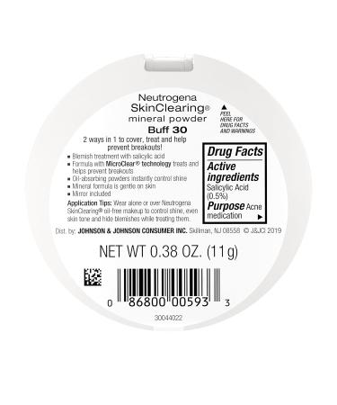 Neutrogena SkinClearing Mineral Acne-Concealing Pressed Powder Compact - Buff 30.38 oz (Pack of 2) - Buy Online on GoSupps.com