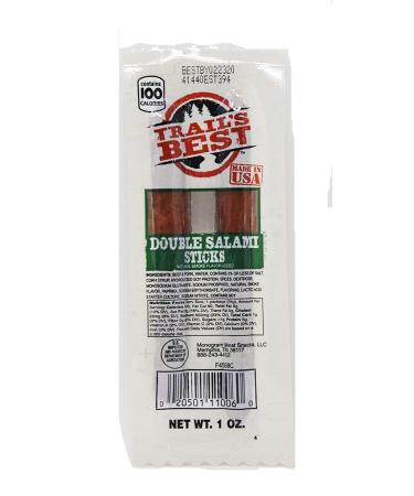Trails Best Sticks Salami 1oz - Pack of 20 | Delicious Snack for On-the-Go - Buy Online on GoSupps.com