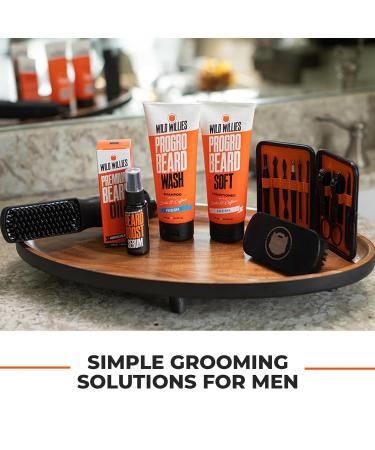 Wild Willies Beard Butter Leave-In Conditioner - Organic Beard Balm for Fast Growth & Softening - 2 Oz Pack of 2 - Bourbon Cedar - Buy Online on GoSupps.com