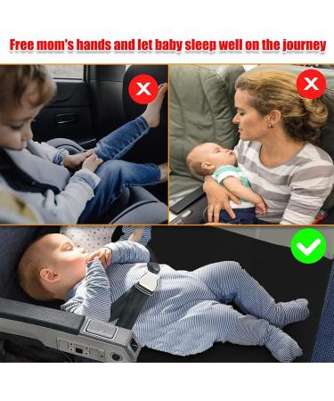 Kids Airplane Footrest Toddler Travel Bed Airplane Foot Hammock for Baby with Anti-Slip Design Airplane Seat Extender for Kids Portable Airplane Travel Accessories Aircot for Plane Kid (Black) - Buy Online on GoSupps.com