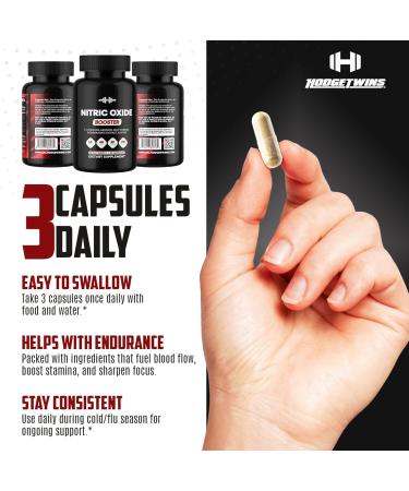 DAMN GOOD The Hodge Twins Nitric Oxide Booster Beet Root Nitric Oxide & Arginine Citrulline Supplement Pomegranate Blend for Workout Drive Endurance Support & Pump Power - 90 Capsules - Buy Online on GoSupps.com