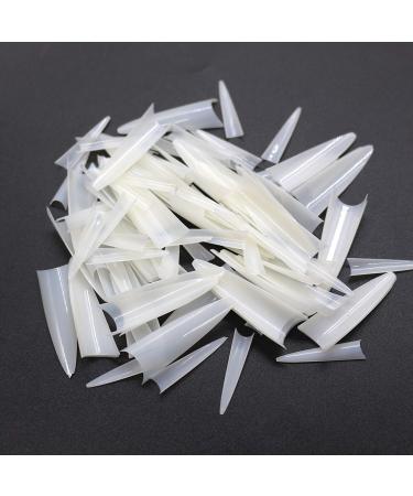 Nails Artificial Fingernails Set 500 Pieces Stiletto Fake Nails Tips for Girls Christmas