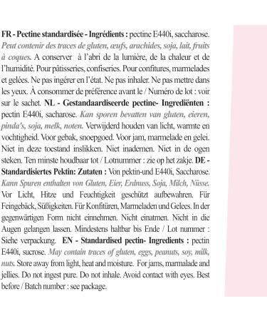 ScrapCooking 4491 Pectin Powder 50 g Gelling Agent for Jams Fruit Pastes Jellies Fruit Toppings - Pastry Ingredient - Rese - Buy Online on GoSupps.com