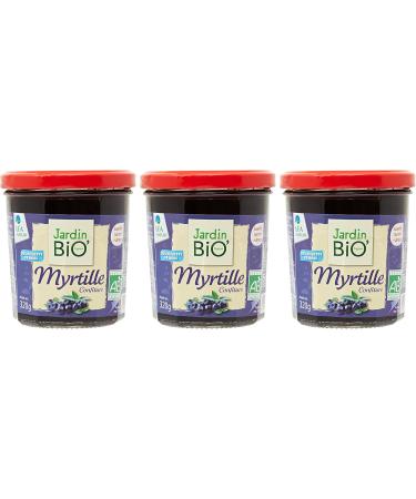 Jardin BiO tic Extra Wild Blueberry Jam 320 g - Pack of 3 - Buy Online on GoSupps.com