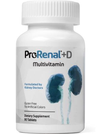 Nephroceuticals ProRenal+D Kidney Multivitamins - 90-Day Supply for Kidney Health - Buy Online on GoSupps.com